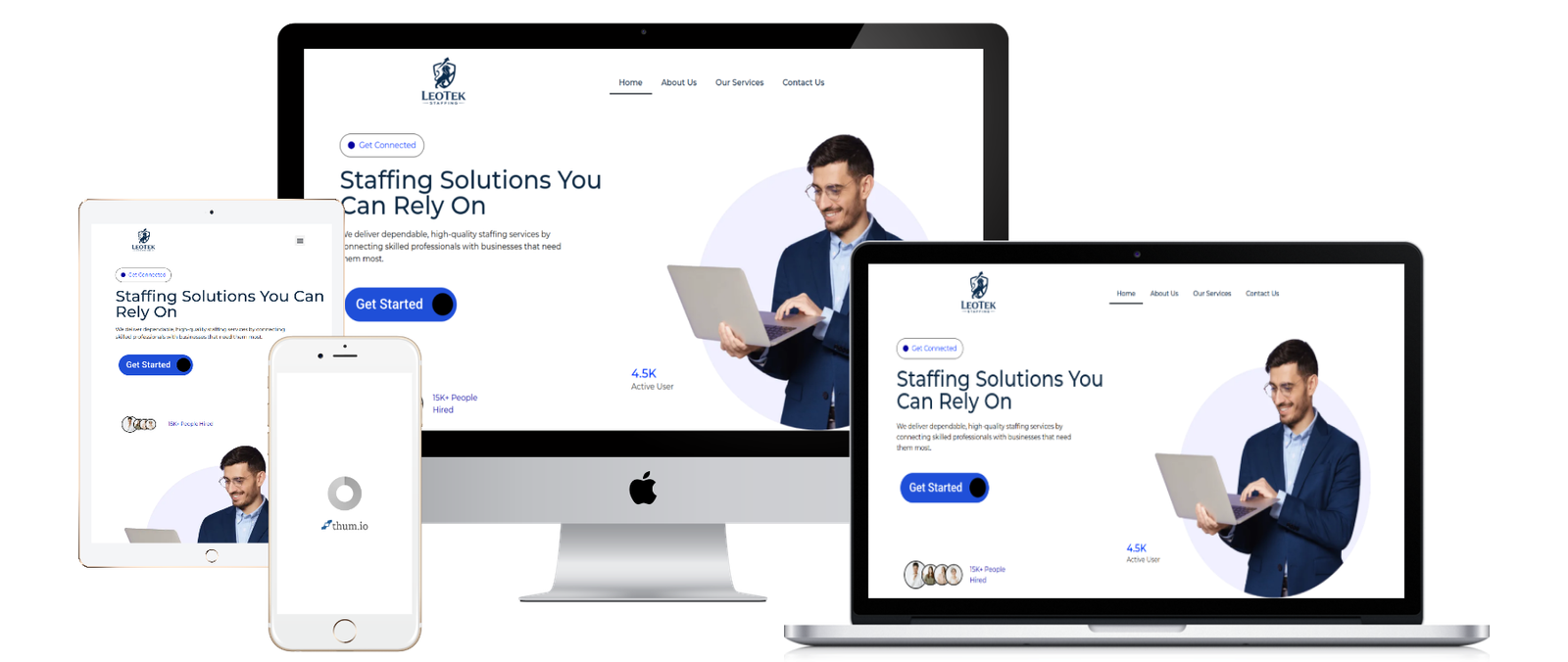 Staffing Agency Website